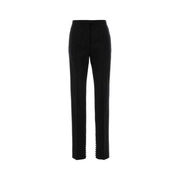 Dries Van Noten Women Black Wool Blend Pandoris Pant